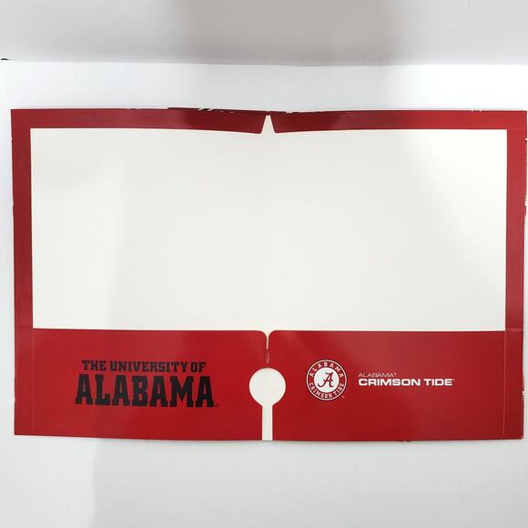 Lot of 4 University of Alabama Two Pocket Folders Crimson Tide Turner 2011 - Picture 12 of 12
